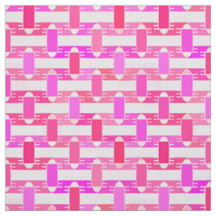 Tecido Chique industrial do art deco - rosa, fúcsia,