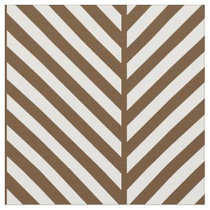 Tecido Chocolate Castanho Herringbone Grande Escala