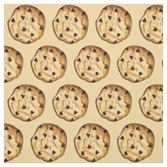 Tecido Chocolate Chip Cookie Bag Comida de deserto (Modelo)