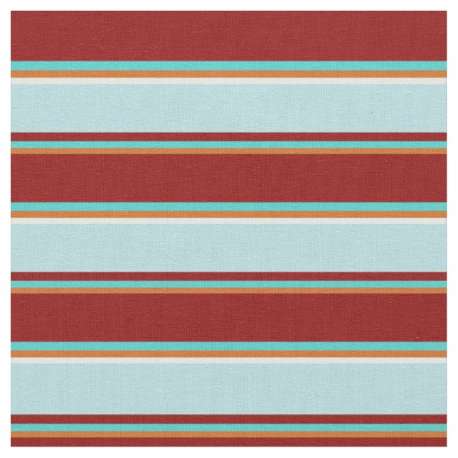 Tecido Chocolate, Turquesa, Vermelho Escuro, Azul Pó, Bra (Detalhe)