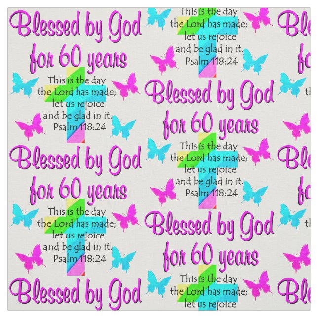 TECIDO CHRISTIAN 60 ANOS REZA (Modelo)