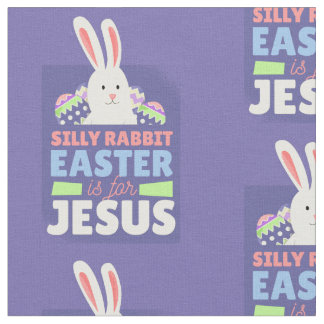 Tecido christian Easter Bunny jesus christ