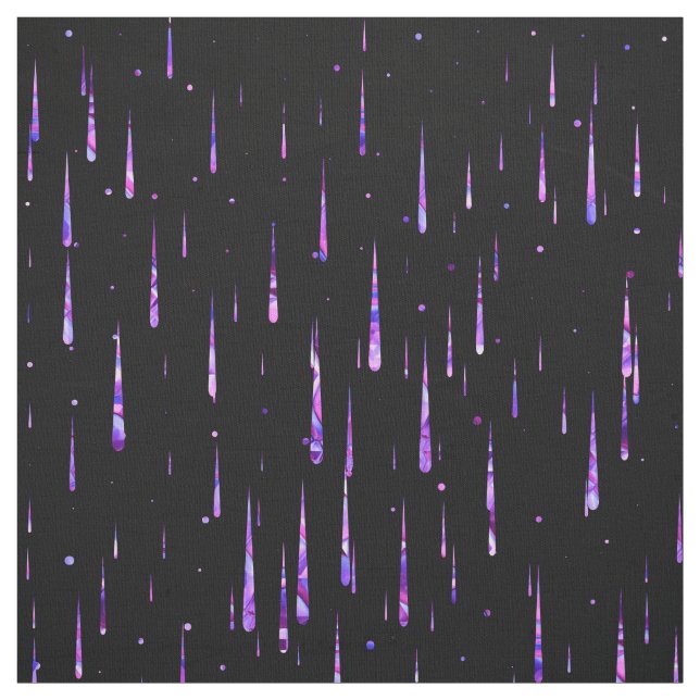 Tecido Chuva do meteoro - roxo (Modelo)