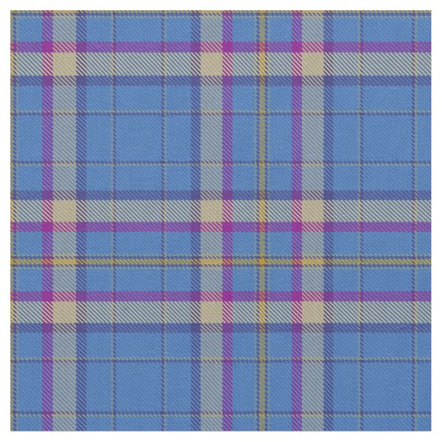 Tecido Ciam do Tartan do clã de Ely (Detalhe)