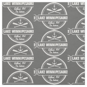 Tecido Cidade feita sob encomenda de Winnipesaukee NH do
