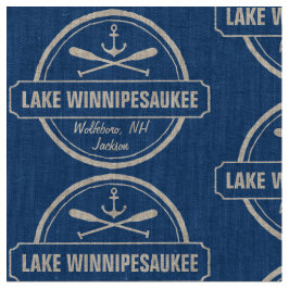 Tecido Cidade feita sob encomenda de Winnipesaukee NH do