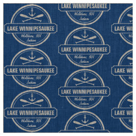 Tecido Cidade feita sob encomenda de Winnipesaukee NH do