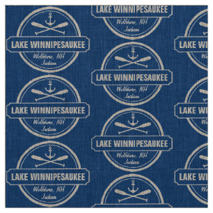 Tecido Cidade feita sob encomenda de Winnipesaukee NH do