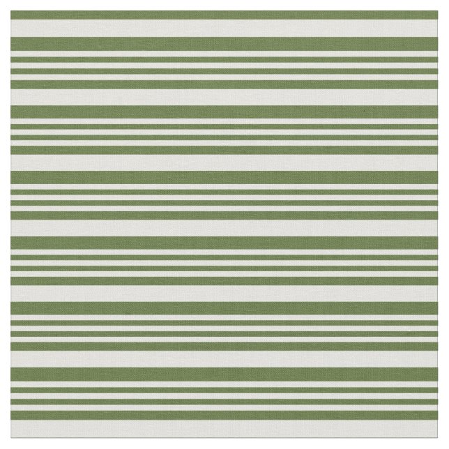 Tecido Cinano claro e Faixa Verde-Oliva Escura (Detalhe)
