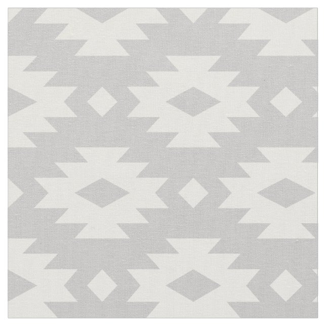 Tecido Cinza Aztec (Detalhe)