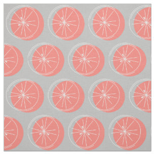 Tecido Cinza branca cor-de-rosa Citrus