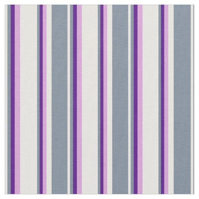 Tecido Cinza Branca, Leve, Indigo E Plum Colorido (Detalhe)