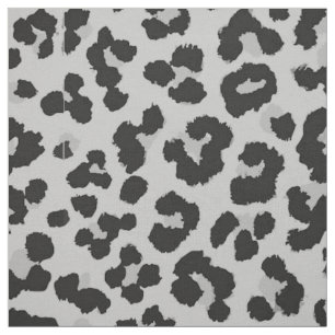 Tecido Cinza cinza Ash Leopard Cheetah Padrão de Impressã