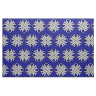 Tecido Cinza Clover Ribbon por Kenneth Yoncich