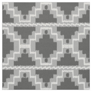Tecido Cinza de Ikat - escuro e claro -/cinzas tribais