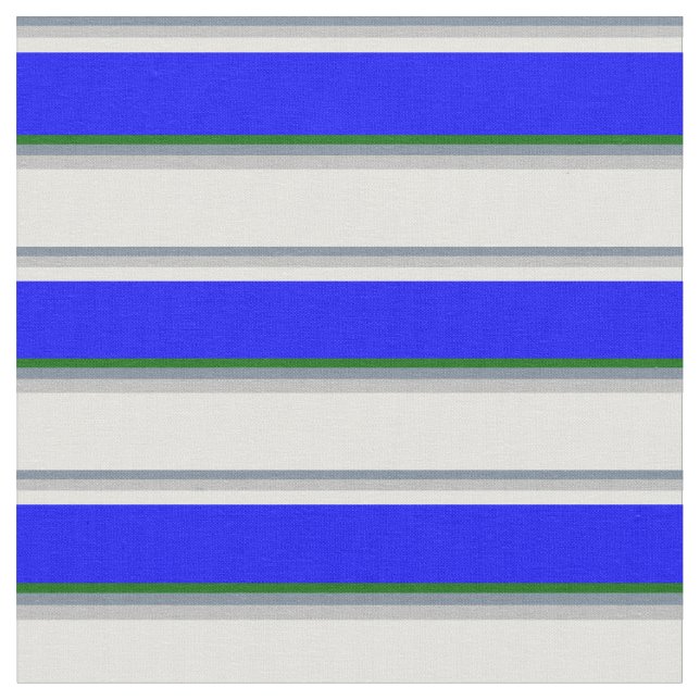 Tecido Cinza Leve, Cinza, Ciano Leve, Azul E Verde (Detalhe)