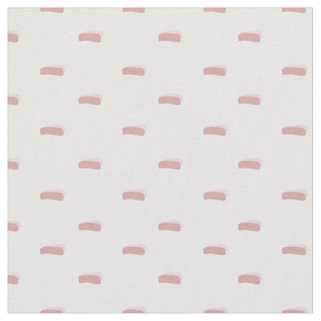 Tecido Cinza Pastel Traços Mínimos Vermelhos no Branco (Detalhe)
