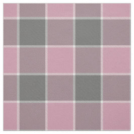 Tecido cinza rosa xadrez branca com verificação