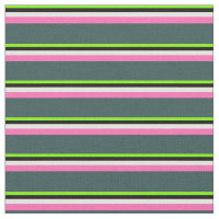 Cinza verde, preto, amarelo, rosa quente e preto