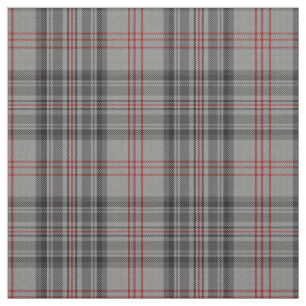Tecido Cinza Vermelha Taupe Xadrez Preta Tartan