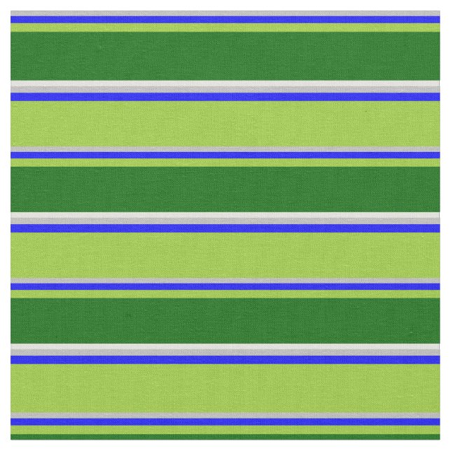 Tecido Cinzas, Azul, Verde, Verde Escuro e Cano Claro (Detalhe)