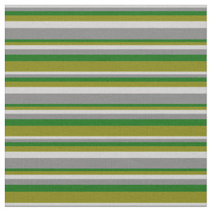 Tecido Cinzas claras, Cinzas, verde escuro e linhas verde