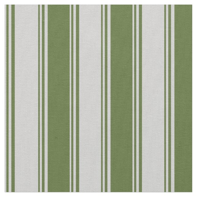 Tecido Cinzas claras e padrão verde-oliva escuro (Detalhe)