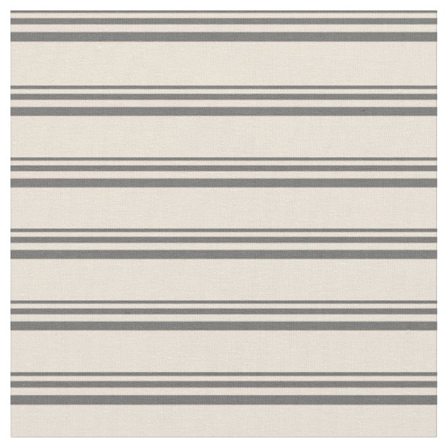 Tecido Cinzas Escuras e Bandas Bisque (Detalhe)