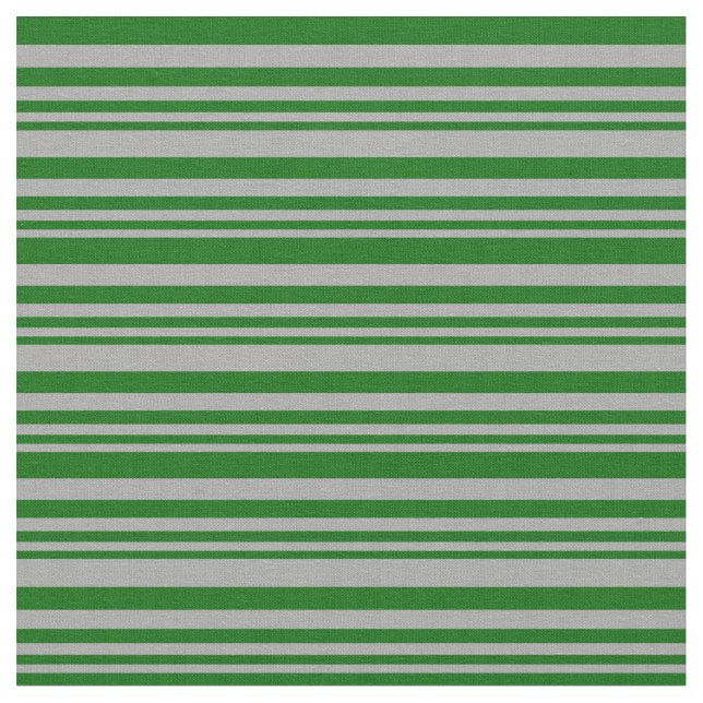 Tecido Cinzas Escuras e Linhas Verde Escuras/Padrão de Fa (Detalhe)