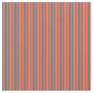 Tecido Cinzas Escuras e Linhas Vermelhas/Padrão de Stripe