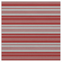 Cinzas Escuras e Padrão Vermelho Escuro Striped/Li