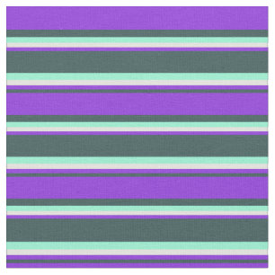 Tecido Cinzas Escuras, Roxo, Amarelo Claro E Aquamarino