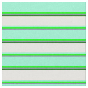 Tecido Cinzas, Limão, Aquamarine, Verde Branco e Escuro