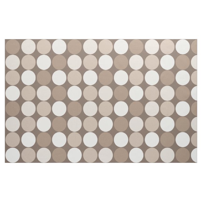 Tecido Círculos Geométricos Terrosos Neutros e Quentes (Fat Quarter)