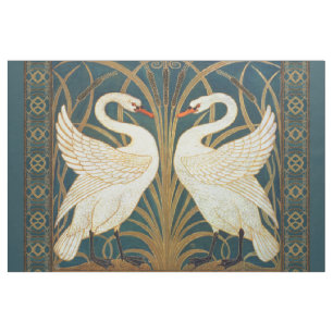 Tecido Cisne do guindaste de Walter, precipitação e art