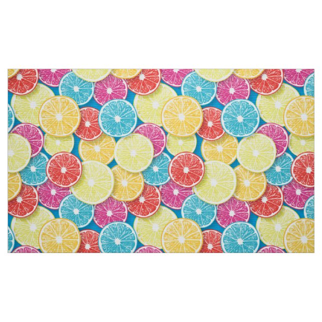 Tecido Citrus fruta slices pop (Fat Quarter)