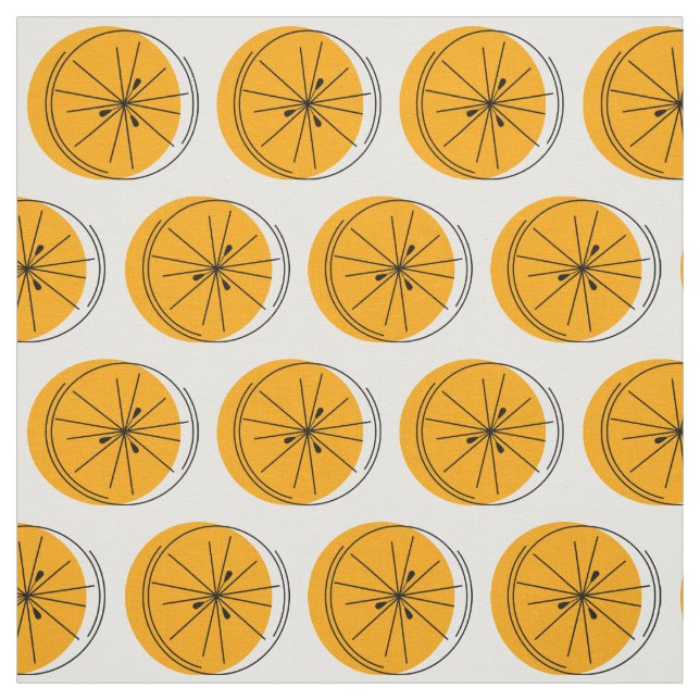 Tecido Citrus Orange (Modelo)