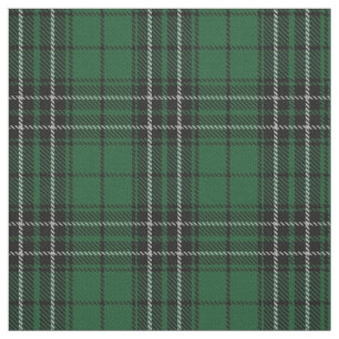 Tecido Clã MacLean que caça o Tartan escocês preto ver