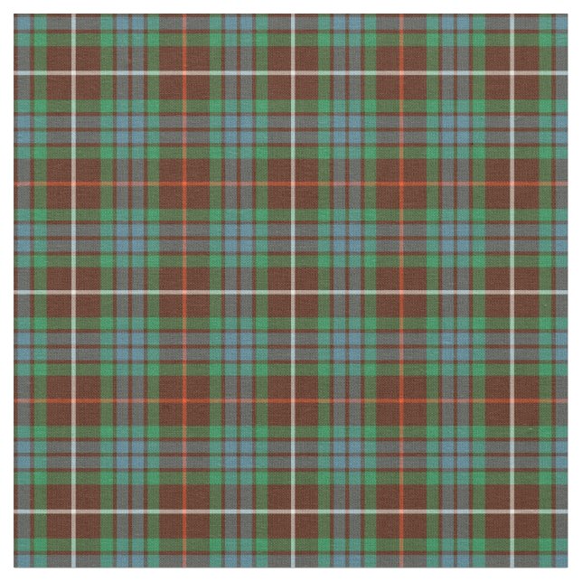 Tecido Clan Fraser caçando Tartan (Detalhe)