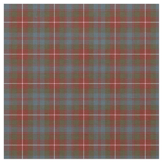 Tecido Clan Fraser de Lovat Weathered Tartan (Detalhe)