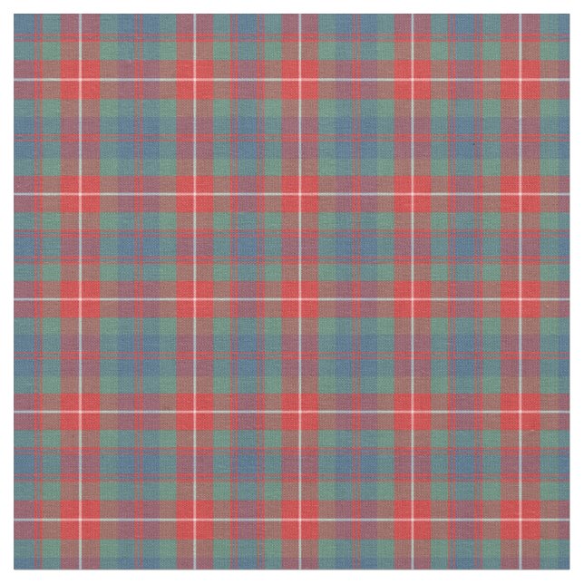 Tecido Clan Fraser do Anciente Lovat Tartan (Detalhe)