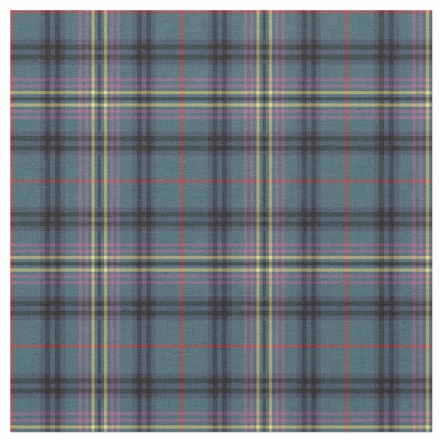 Tecido Clan Kennedy Antigo Tartan (Detalhe)