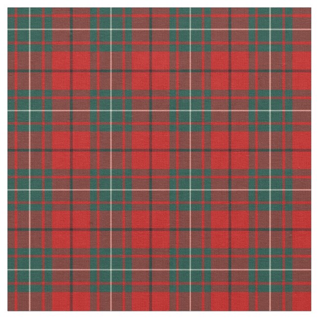 Tecido Clan MacAulay Tartan (Detalhe)