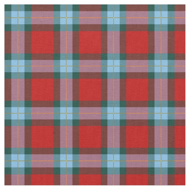 Tecido Clan MacLaine de Lochbuie Tartan (Detalhe)