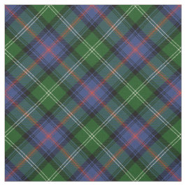 Tecido Clan Sutherland Tartan - padrão diagonal médio