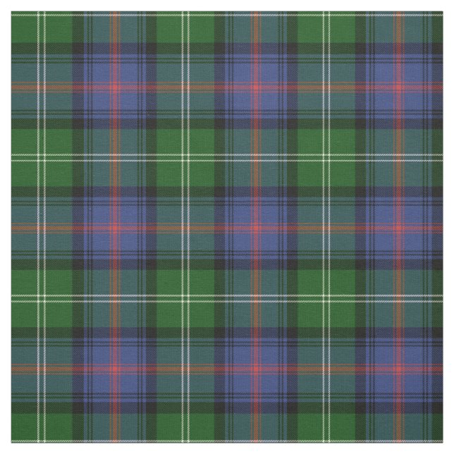 Tecido Clan Sutherland Tartan - padrão médio (Modelo)