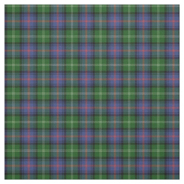 Tecido Clan Sutherland Tartan - pequeno padrão (Modelo)