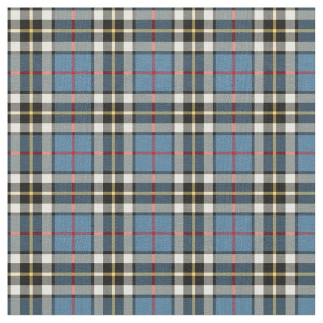 Tecido Clan Thompson Blue Dress Tartan (Detalhe)