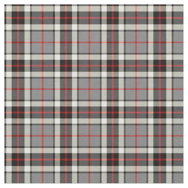 Tecido Clan Thompson Cinza Dress Tartan (Detalhe)