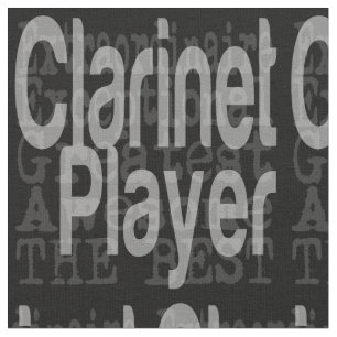 Tecido Clarinet Player Extraordinaire